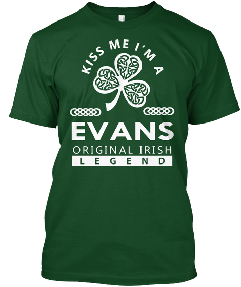 Evans Deep Forest T-Shirt Front