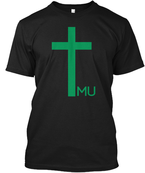 Mu Black T-Shirt Front