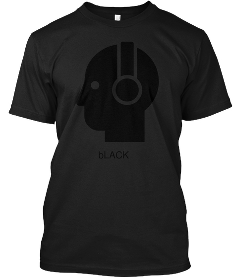 B Lack Black T-Shirt Front
