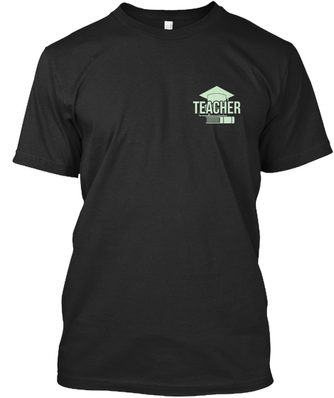 Teacher Black Camiseta Front