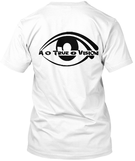 True Vision White T-Shirt Back
