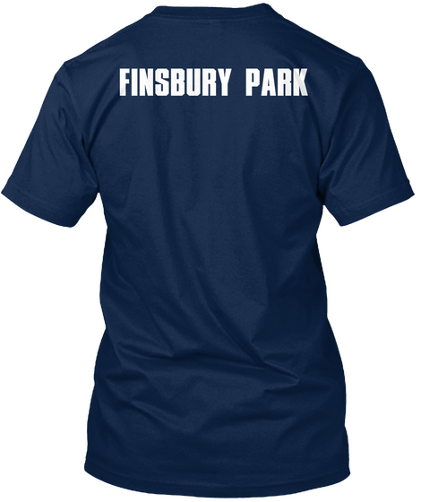 Finsbury Park Navy T-Shirt Back