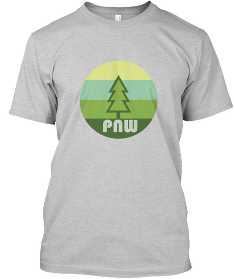 P N W Light Steel áo T-Shirt Front