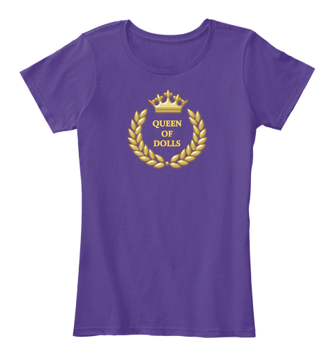 Queen Of Dolls Purple T-Shirt Front