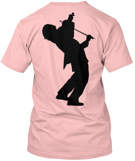 Cool Classy T Shirts Pale Pink T-Shirt Back