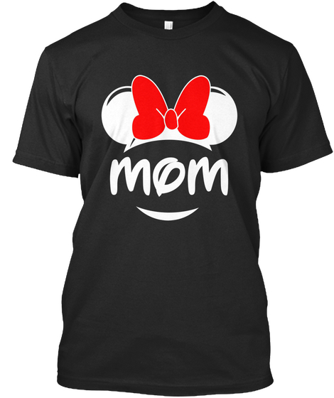 Mom Mothers Day Year T Shirt Black áo T-Shirt Front