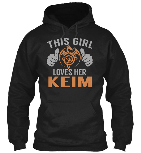 Loves Keim   Name Shirts Black áo T-Shirt Front