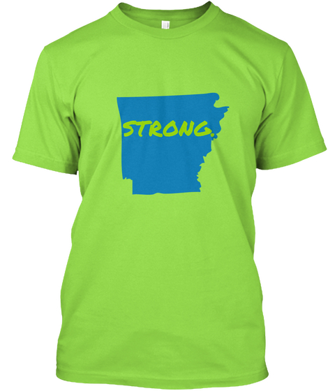 Strong Lime T-Shirt Front