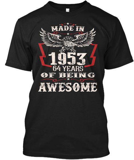 Life Begins At 1953 64 Black Kaos Front