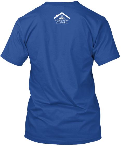 Hsc California Deep Royal T-Shirt Back