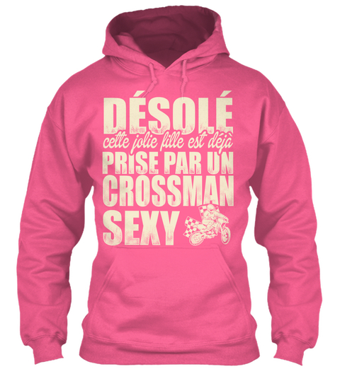 Dsol Cette Jolie Lille Est D̩ja Prise Par Un Crossman Sexy Candyfloss Pink Kaos Front