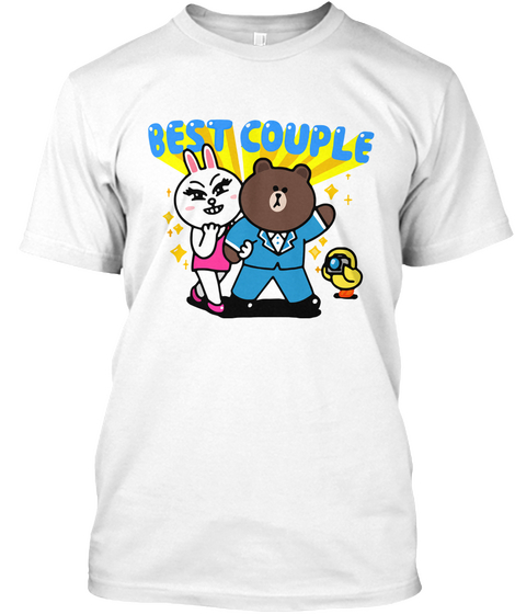 Best Couple  White T-Shirt Front