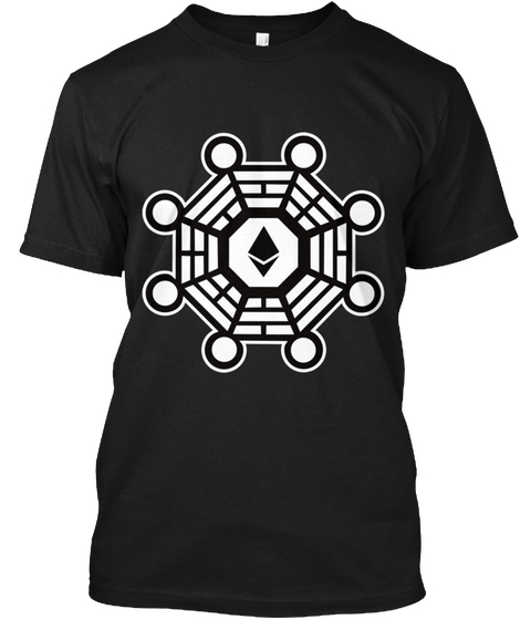 Bitcoin   Ethereum Black Camiseta Front