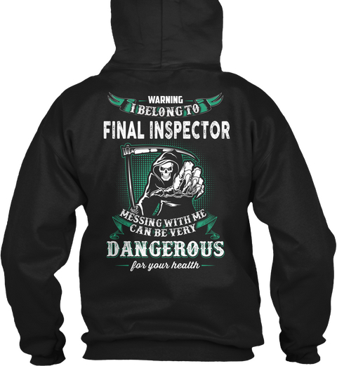 Final Inspector Black Kaos Back