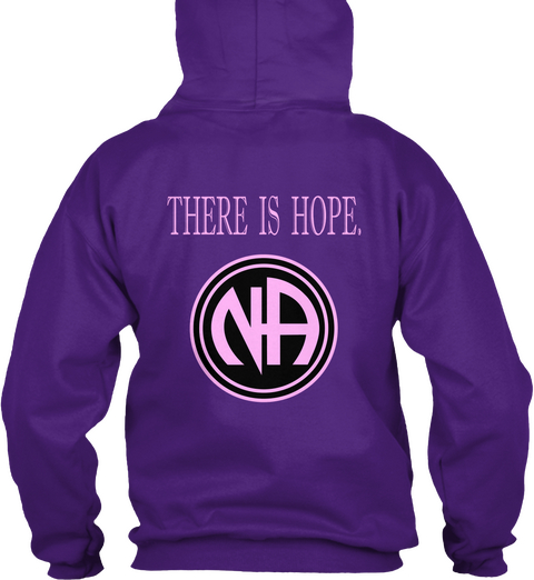 There Is Hope Na Purple T-Shirt Back