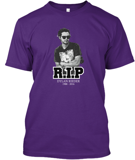 R.I.P Dy Land Rie Der  Shirt Purple áo T-Shirt Front