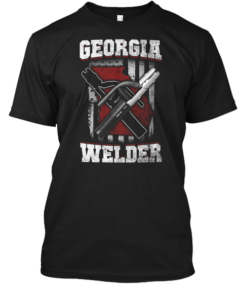 Georgia Welder Black T-Shirt Front
