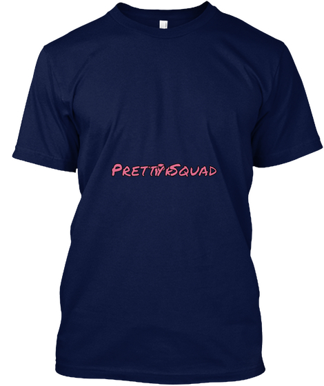 Pr Pretty Squad Navy T-Shirt Front