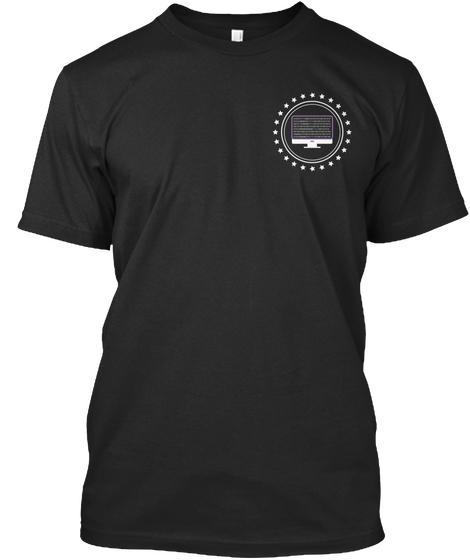 Programmer Girl Shirt Limited Edition Black Maglietta Front