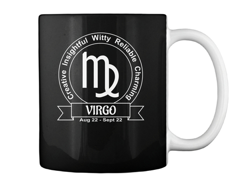 Creative Insightful Witty Reliable Charming Virgo Aug 22 Sept 22 Black Kaos Back