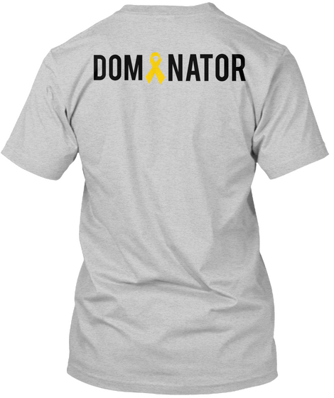 Dominator Light Steel T-Shirt Back