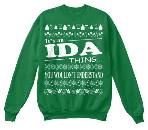 It's An Ida Thing You Wouldn't Understand Kelly Green  Camiseta Front
