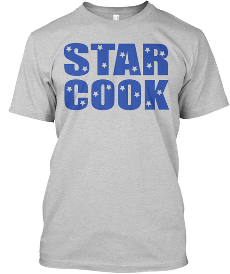 Star Cook Light Steel áo T-Shirt Front