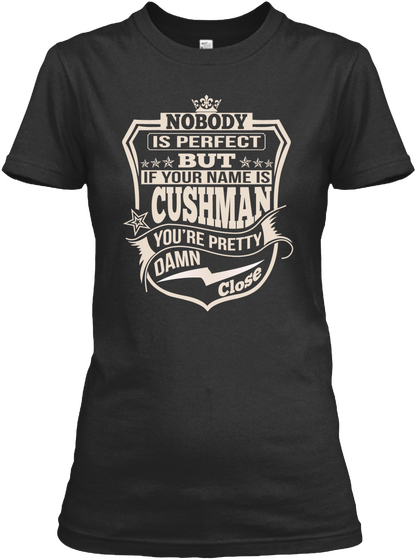 Nobody Perfect Cushman Thing Shirts Black áo T-Shirt Front