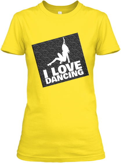 I Love Dancing Daisy T-Shirt Front