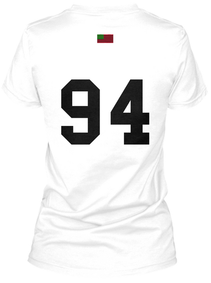 94 White áo T-Shirt Back
