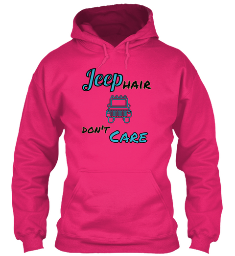 Jeep  Hair Don't Care Heliconia T-Shirt Front