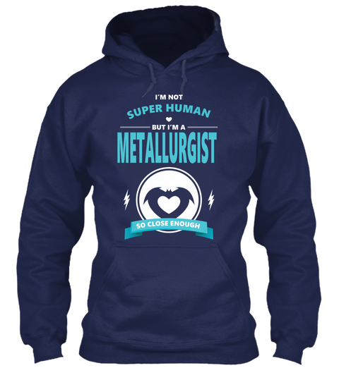 Metallurgist Navy áo T-Shirt Front