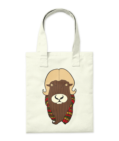 Ox Holiday Tote Natural Camiseta Back