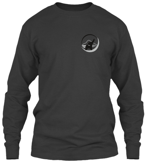 Standard Logo Long Sleeve Dark Heather T-Shirt Front