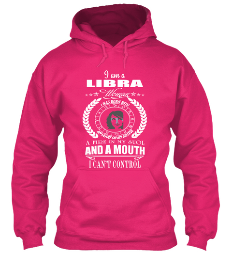 I Am A Libra Heliconia Camiseta Front