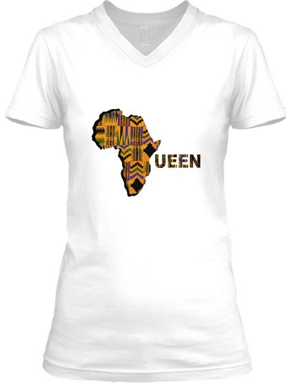 Queen White T-Shirt Front
