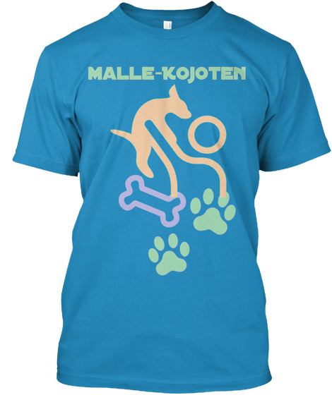 Malle Kojoten Sapphire áo T-Shirt Front