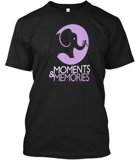 Moments &Amp; Memories T Shirt  Black áo T-Shirt Front