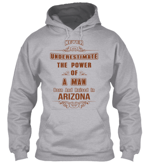 Arizona Sport Grey T-Shirt Front