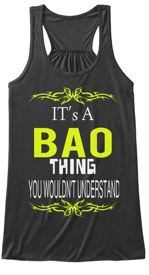 It's A Bao Thing You Wouldn't Understand Dark Grey Heather T-Shirt Front