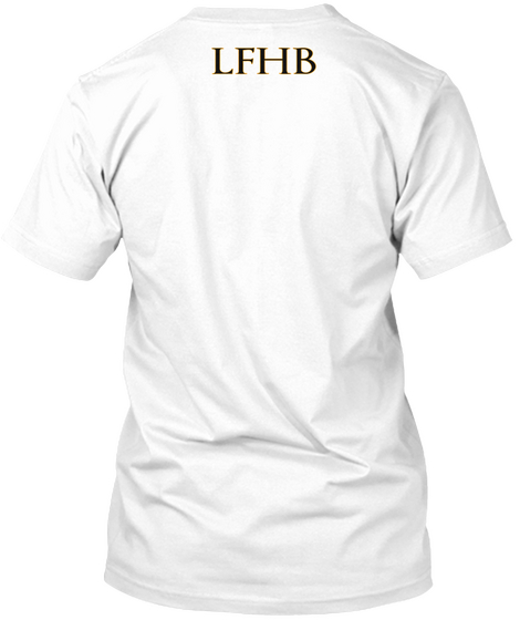 Lfhb White Maglietta Back