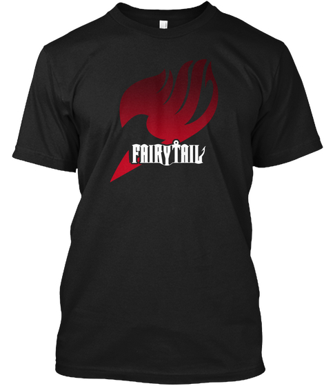 Fairy Tail Guild Black T-Shirt Front