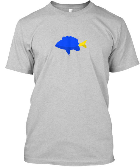 Reef Tank Owner Shirt Light Steel Camiseta Front