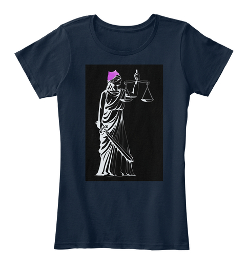 Justice New Navy T-Shirt Front