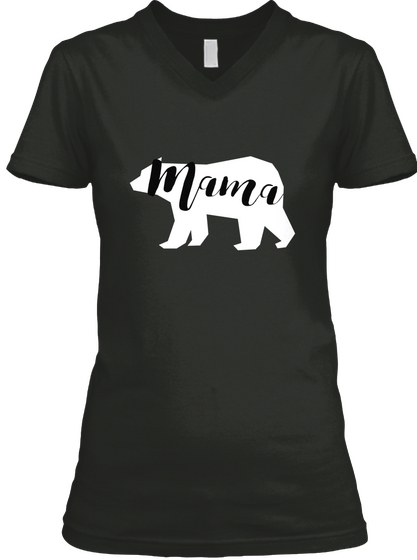 Mama Black Camiseta Front