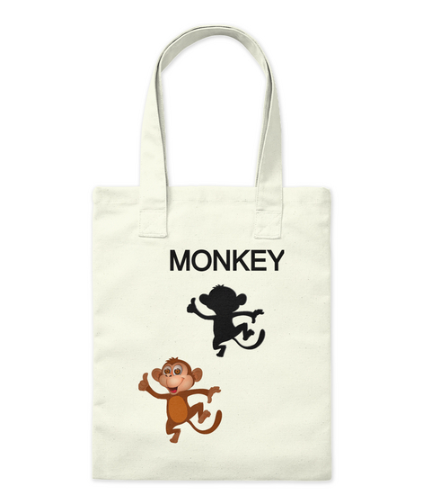 Monkey Natural áo T-Shirt Front