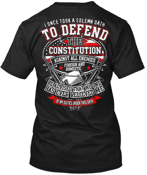 Defend Constitution Black Kaos Back