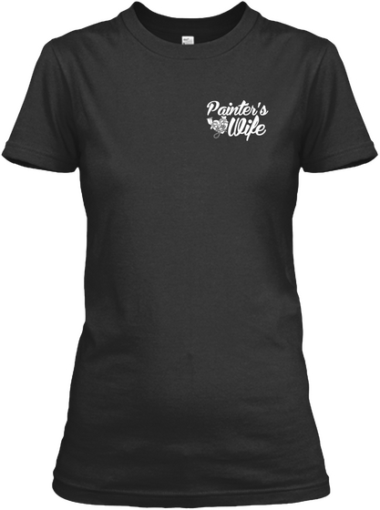 Painter S Wife Black T-Shirt Front