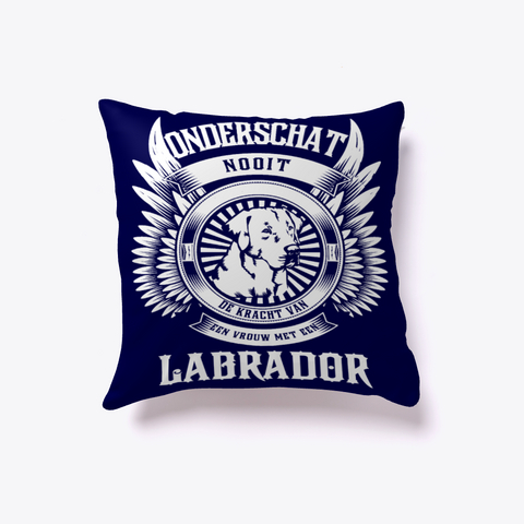 Labrador Dark Navy áo T-Shirt Front