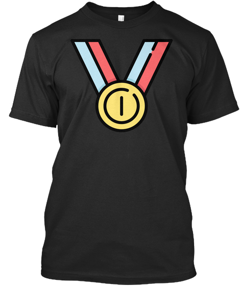 Champion Black T-Shirt Front